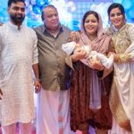 Shamna Kasim Instagram - Masha Allah 🤲 Hamdu outfit: @azzbee_couture Mine & Ekka outfit: @imraabespoke Events: @dmedia_events Pics: @shutter_mediaindxb