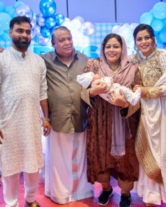 Shamna Kasim Instagram - Masha Allah 🤲

Hamdu outfit: @azzbee_couture 
Mine & Ekka outfit: @imraabespoke 
Events: @dmedia_events 
Pics: @shutter_mediaindxb