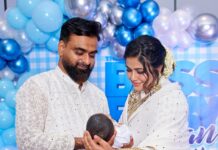 Shamna Kasim Instagram - Masha Allah 🤲 Hamdu outfit: @azzbee_couture Mine & Ekka outfit: @imraabespoke Events: @dmedia_events Pics: @shutter_mediaindxb