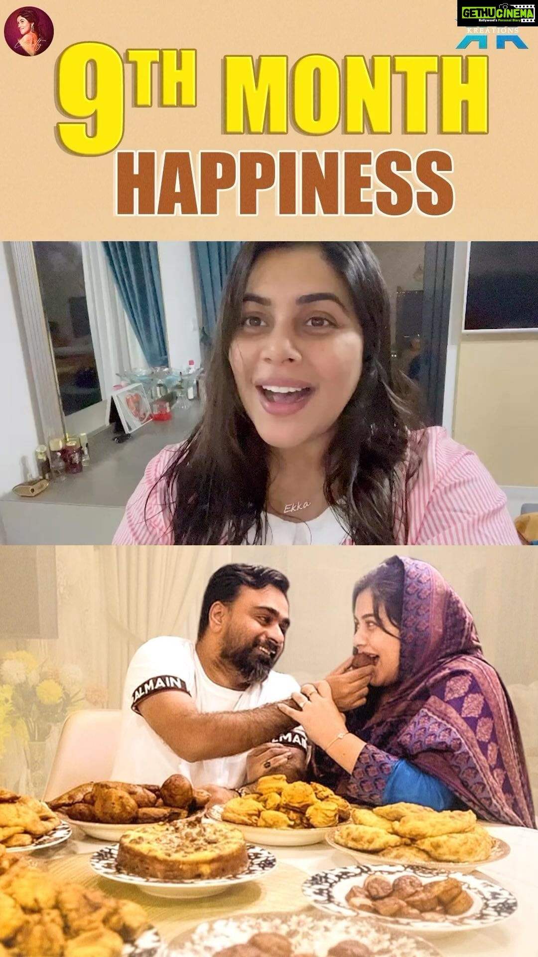 Shamna Kasim Instagram - 9th month happiness ❤️🧿 link in bio !!!