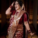 Shamna Kasim Instagram - Best moments of my life ❤️🙏🧿 Thank u all for all the blessings u showered on me and my baby❤️😍 Pics: @studio360byplanj Events: @abm__events Saree: nandini_by_nitijkundu Makeup&hair: @sijanmakeupartist Styling & blouse: @vasudevan.arun Dupatta: @jazaashdesignstudio Mehindi: @shabnam_mehendi_kochi Maangtikka: @themakeupboxx_