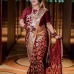 Shamna Kasim Instagram - Best moments of my life ❤️🙏🧿 Thank u all for all the blessings u showered on me and my baby❤️😍 Pics: @studio360byplanj Events: @abm__events Saree: nandini_by_nitijkundu Makeup&hair: @sijanmakeupartist Styling & blouse: @vasudevan.arun Dupatta: @jazaashdesignstudio Mehindi: @shabnam_mehendi_kochi Maangtikka: @themakeupboxx_