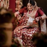 Shamna Kasim Instagram - Best moments of my life ❤️🙏🧿 Thank u all for all the blessings u showered on me and my baby❤️😍 Pics: @studio360byplanj Events: @abm__events Saree: nandini_by_nitijkundu Makeup&hair: @sijanmakeupartist Styling & blouse: @vasudevan.arun Dupatta: @jazaashdesignstudio Mehindi: @shabnam_mehendi_kochi Maangtikka: @themakeupboxx_