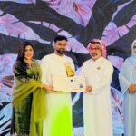 Shamna Kasim Instagram – It’s a privilege to receive UNITED ARAB EMIRATES 13th Internationally Peace Award 2023 …. For the best Business Entrepreneur 🙏 His Highness Sheikh Sohail Bin Hasher Al Maktoum  #almaktoum #royalfamily #dubai