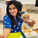 Shamna Kasim Instagram - Thank u @amazebyashiyajesel for this lovely comfort dress … and u are such a sweet person meeting u for the First time just felt like as if we know each other for so long ❤️ once again thank u for ur love 💙