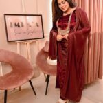 Shamna Kasim Instagram - Maroon crushed velvet kameez embellished with premium golden sequence and cut beads on the neck portion. sleeves beautifully enhanced with own textured velvet buttons. Maroon crushed salwar having the same work as in the kameez Luxury soft organza Dupatta having golden scalups on the border AVAILABLE IN 7 DIFFERENT SHADES- BABY PINK, TEAL BLUE, BOTTLE GREEN, BLACK, PURPLE MAROON, CAFFIENE Customization available in all sizes. @imraa.co, @imraabespoke For more details dm @imraabespoke or WhatsApp at 00971508778571 #uaefashion #uae #dubaifashion #dubai #abudhabi #dubailife #uaelife #mydubai #uaebloggers #dubaiblogger #sharjah #dubaimall #fashion #abudhabifashion #dubailifestyle #dubaimarina #uaeblogger #uaewomen #uaeshopping #dxb #uaestyle #abaya #dubaidowntown #ajman #abudhabilife #dubaievents #dubaistyle #kuwaitfashion #dubaifashionblogger #dubailuxury