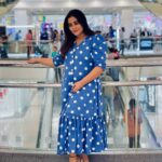 Shamna Kasim Instagram - Thank u @amazebyashiyajesel for this lovely comfort dress … and u are such a sweet person meeting u for the First time just felt like as if we know each other for so long ❤️ once again thank u for ur love 💙
