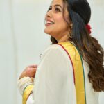 Shamna Kasim Instagram - Thank u so much @kalaakaari for this very very beautiful onam attire ❤️ 👗 @kalaakaari 📷 @shutter_mediaindxb 💄 @ndotk_salon 💍 @kushalsfashionjewellery