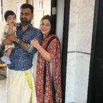 Shamna Kasim Instagram - My hamdu first onam ❤️