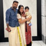 Shamna Kasim Instagram – My hamdu first onam ❤️