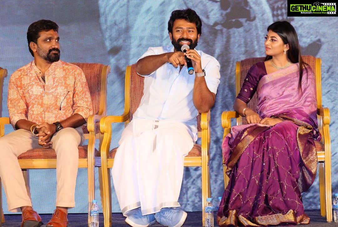 Shanthanu Bhagyaraj Instagram - #RaavanaKottam Press meet last evening π€ Worldwide Theatrical release May 12th 2023 βΊοΈ Do support ππ»π€ @ravi_krg1967 @vikramsugumaran96 @vetrivelmahendran_dop @actorsanjay_saravanan.official @prabhakaranjustin @editorkishore @donechannel1 @teamaimpro @deepak__ravi @preetharavi_24 Chennai, India