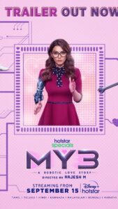 Shanthanu Bhagyaraj Instagram - Prepare for a kalakalapana kadhal kadhai!❤️🤖

#MY3 Streaming from September 15 on #DisneyPlusHotstar
#MY3OnHotstar

@rajeshmdirector @trendloud @rajaramamurthy @themugenrao @ihansika
@shanthnu @jananihere_ @itssanjaysubash
@vidsuku @karthik_muthukumar @ganesan_s_official @iashnazaveri @theabishekkumar
@sakthii___ @Narayan_Live @anishyohankuruvilla @vjpaaru @prettysunshine28 @ramar_vijaytv @thangadurai_actor
@juz_ashi @unsound_mind @gururameshv
@praveenraja @dipti11_official