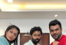 Shanthanu Bhagyaraj Instagram - Don’t be afraid to be yourself 😍 Dance Therapy🕺🏻💃 🧿 #Jumbalaka with these 2️⃣ power houses 💥🎉 Choreo #Shanthnu #pringle Shot & edited #shanthnu #dance #dancereels