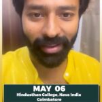Shanthanu Bhagyaraj Instagram - Vanakkam Coimbatore Makkale 😍 Waiting to see you all along with #RaavanaKottam team on 6th of May at “Hindustan College of Arts & Science” Coimbatore for #StephenZechariah live concert 🤎🎉 See you all 😘😘 @orchid_productionns 👍🏻☺️ #RaavanaKottamfromMay12th @ravi_krg1967 @vikramsugumaran96 @actorsanjay_saravanan.official @deepak__ravi @narmadhaveni @donechannel1 @teamaimpro