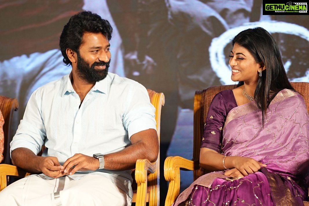 Shanthanu Bhagyaraj Instagram - #RaavanaKottam Press meet last evening 🤎 Worldwide Theatrical release May 12th 2023 ☺️ Do support 🙏🏻🤎 @ravi_krg1967 @vikramsugumaran96 @vetrivelmahendran_dop @actorsanjay_saravanan.official @prabhakaranjustin @editorkishore @donechannel1 @teamaimpro @deepak__ravi @preetharavi_24 Chennai, India
