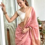 Shanvi Srivastava Instagram – Wishing everyone a very happy and prosperous harvest season 🌾 
#vishu #tamilnewyear #bhogbihu 
Bringing in the festive summers with our elegant, handwoven summer sarees ft @shanvisri , looking absolutely gorgeous and carrying it with so much chic like it’s her second skin! 
We are so thrilled for this and cannot wait to see her gracing more styles from us in her upcoming movie
Styling – @smitha_prakash19

#styling #styleinspiration #movies #actor #celebrity #fashionista #handwoven #sarees #artisanal #sustainablefashion