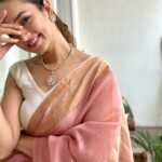 Shanvi Srivastava Instagram - Wishing everyone a very happy and prosperous harvest season 🌾 #vishu #tamilnewyear #bhogbihu Bringing in the festive summers with our elegant, handwoven summer sarees ft @shanvisri , looking absolutely gorgeous and carrying it with so much chic like it’s her second skin! We are so thrilled for this and cannot wait to see her gracing more styles from us in her upcoming movie Styling - @smitha_prakash19 #styling #styleinspiration #movies #actor #celebrity #fashionista #handwoven #sarees #artisanal #sustainablefashion