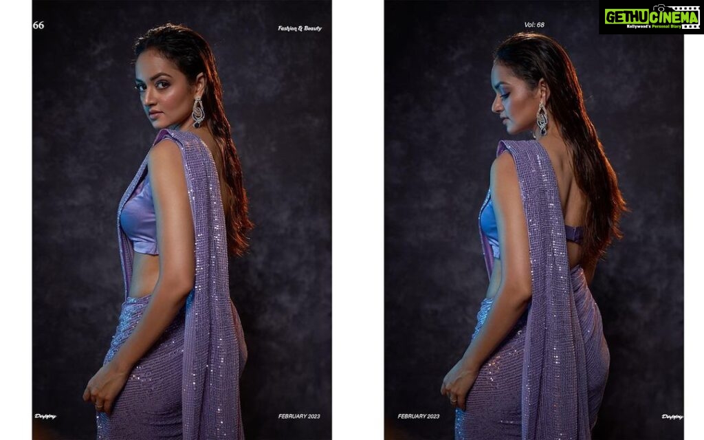 Shanvi Srivastava Instagram - SHANVI Featured in February 2023 @dappy.us magazine Inframe Actress : @shanvisri H&M : @makeupby_ringkulaishram Designer : @nisharakiran Photo 📸 : @sandeep.mv @_sunburstt_ Sunburstt