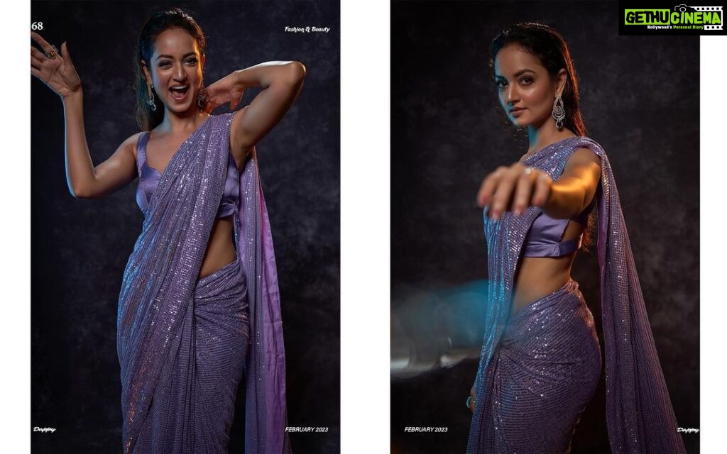 Shanvi Srivastava Instagram - SHANVI Featured in February 2023 @dappy.us magazine Inframe Actress : @shanvisri H&M : @makeupby_ringkulaishram Designer : @nisharakiran Photo 📸 : @sandeep.mv @_sunburstt_ Sunburstt