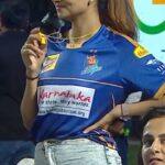 Shanvi Srivastava Instagram – Here is the “A23 Moment of the Day” of @shanvisri ,from the match between 
@karnatakabulldozersccl and @teluguwarriors 

#CCL2023 #CelebrityCricketLeague #a23 #chalosaathkhelein #a23rummy #letsplavtogether #a23momentoftheday