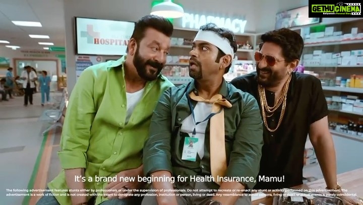 Sharib Hashmi Instagram - My ad with my favvvourite @hirani.rajkumar sir ❤❤ Starring none other than @duttsanjay sir and sabke pyaare @arshad_warsi sir ❤❤ Ad mein hi sahi I’ve become a part of the #MunnaCircuitWorld ❤🕺🏻 #Munnabhai #circuit #munnacircuit #RajKumarHirani