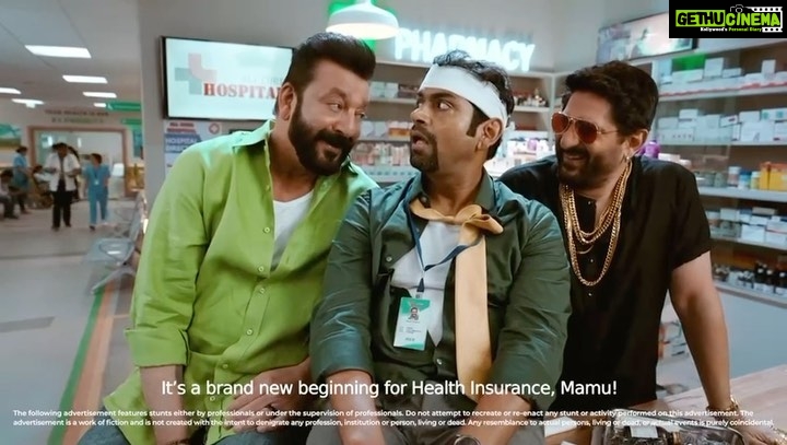 Sharib Hashmi Instagram - My ad with my favvvourite @hirani.rajkumar sir ❤️❤️ Starring none other than @duttsanjay sir and sabke pyaare @arshad_warsi sir ❤️❤️ Ad mein hi sahi I’ve become a part of the #MunnaCircuitWorld ❤️🕺🏻 #Munnabhai #circuit #munnacircuit #RajKumarHirani