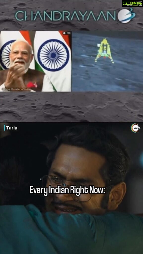 Sharib Hashmi Instagram - Every Indian Right Now !!! ❤❤🌙🌙🕺🏻🕺🏻 @iamhumaq ❤ @pglens ❤ Thankooo @trolls_official ❤ #chandrayan3 #chandrayaan #indian #india #everyindianrightnow #overthemoon #tarla