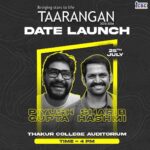 Sharib Hashmi Instagram - A dream duo is on their way to the TCSC auditorium🤩 Piyush Gupta, the directorial influence of today’s media personnel💥 along with Sharib Hashmi, the multifaceted actor, writer and director🌟 Their works have been revered from Bhootnath to Filmistaan - their worlds now collide over “Tarla”💘 Team Taarangan is thrilled to welcome them on the 25th of July at 4 PM at the TCSC auditorium☺️The clock is ticking⏱️ we hope to see you there🥰💞 #Taarangan #16saalbemisaal #16YearsOfTaarangan #BringingStarsToLife