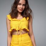 Shazahn Padamsee Instagram – 💛🐚 

Shot by @popmercy 

Styled by @priyasatelier 

Makeup @makeupandhairbyupasana 

Hair @ishansupriyamilind