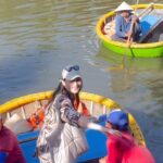 Sheen Dass Instagram - When In #vietnam - Danang ✈️ #coconutboatride ride is a must visit ! 👉🏻 It’s 1 hour from Danang in #hoàn Cab costs around 1500rs one side and boat ride around 1400rs - 1700rs per boat (2 people ) . We bargained a little there . . Spinning the boat cost around 500rs/- per pers .You need to get shift from the small Coconut boat to the bigger one where they spin you . We got #scammed cause the cappu Chalak 🚣‍♂️ of our small coconut boat offered to spin the same boat we were in ! After which he took us to bigger boat to take the spin ride again 🤷‍♀️ . You should also know - August is hot here same as Mumbaj around 30 to 35 degree Celsius . Over all it was a #goodexperience and #mustvisit place if you are in #danang . Biển Cửa Đại, Hội An, Quảng Nam