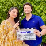 Sheen Dass Instagram - Deeply gratified to be the part of this film . 🎬 My 1st movie @uunchaithemovie 3rd association with @rajshrifilms And hopefully many more to come 🥰🤞🏻. Love you @surabhi.horo Tai 😘. . . #blessed #uuchai #movie