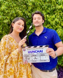 Sheen Dass Instagram - Deeply gratified to be the part of this film . 🎬
My 1st movie @uunchaithemovie 
3rd association with @rajshrifilms 
And hopefully many more to come 🥰🤞🏻. 
Love you @surabhi.horo Tai 😘. 
.
.
#blessed #uuchai #movie