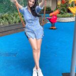 Sheen Dass Instagram - 🌦️ Makes me HAPPY 🥰🌈💕👻 . . . Video credit @shamitaapoddar 😘 . #mumbai #monsoon #fun #reel #happy #trending #instagood #sheendass #love #blessed Lokhandwala Complex