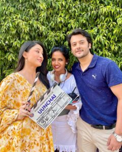 Sheen Dass Instagram - Deeply gratified to be the part of this film . 🎬
My 1st movie @uunchaithemovie 
3rd association with @rajshrifilms 
And hopefully many more to come 🥰🤞🏻. 
Love you @surabhi.horo Tai 😘. 
.
.
#blessed #uuchai #movie