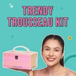 Shehnaaz Kaur Gill Instagram - Introducing Shehnaaz's Trendy Trousseau Kit which has all her makeup faves, cute stickers, hair scrunchies and so many more exciting goodies 💃 Snag it now at a special price of Rs 1999 💯 Cherry on top? The classy pink trousseau box is perfect to stash all your makeup essentials. ✨ 😎 Add this to your vanity right away 🛒 Link in bio! 🔗 #SUGARPOP #BeaPOPStar #ShehnaazGill #WelcomeShehnaazGill #ShehnaazGillXSUGARPOP #Beauty #Makeup #shehnaazgill #shehnaazians #shehnaaz #lipkit #lipstickjunkie #lipsticklover #kit #exclusive #trending #trendingreel #trendingreels #reelitfeelit #reelkarofeelkaro