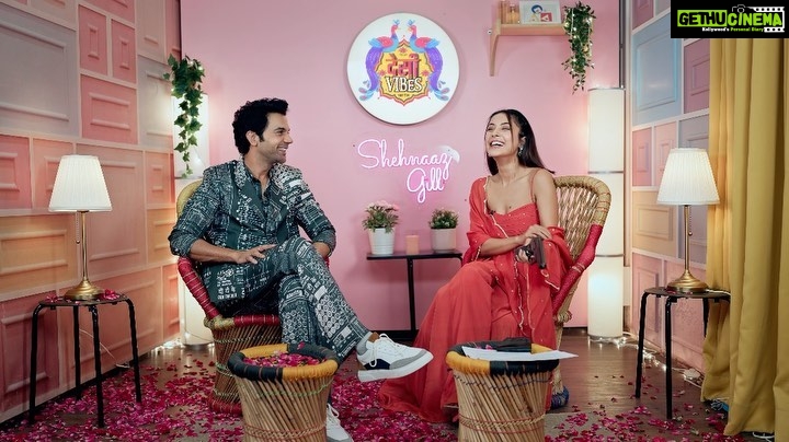 Shehnaaz Kaur Gill Instagram - Episode 14 with the dynamic and my most favourite actor @rajkummar_rao is out now on my YouTube channel. #DesiVibesWithShehnaazGill