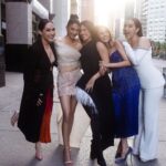 Shehnaaz Kaur Gill Instagram - TOUCHDOWN @tiff_net ! The Thank You For Coming Squad has arrived! #thankyouforcomingattiff #tyfcattiff TIFF Production: @Mediaworkss TIFF BTS: Photography & Video: @amritaroraphotography Styled by - @manishamelwani @devanshi.15 @abhilashatd Styling Team - @sim.ran_awayy @junni.khyriem @iambidipto_ @gypsy.girl.world @bhavnaaaaa.r @kasliwalriddhi @swityshinde @juhi.melwani @shubhangi.upadhyay2 *Bhumi* Outfit - @toni_maticevski Hair : @connorlangehair *Dolly* Outfit - @abhisheksharmastudio Jewellery - @vishvafinejewelry Heels - @monrowshoes Hair & Makeup: @shirleywuofficial *Kusha* Outfit - @safiyaa_official Jewellery - @vishvafinejewelry Hair & Makeup: @shirleywuofficial *Shibani* Outfit - @roologyofficial Jewellery - @vishvafinejewelry Heels- @aands_official @ascend.rohank Hair & Makeup: @shirleywuofficial *Shehnaaz* Outfit - @nicolasjebranworld @mohiebdahabieh Jewellery - @vishvafinejewelry Heels- @londonrag_in Hair & Makeup: @shirleywuofficial