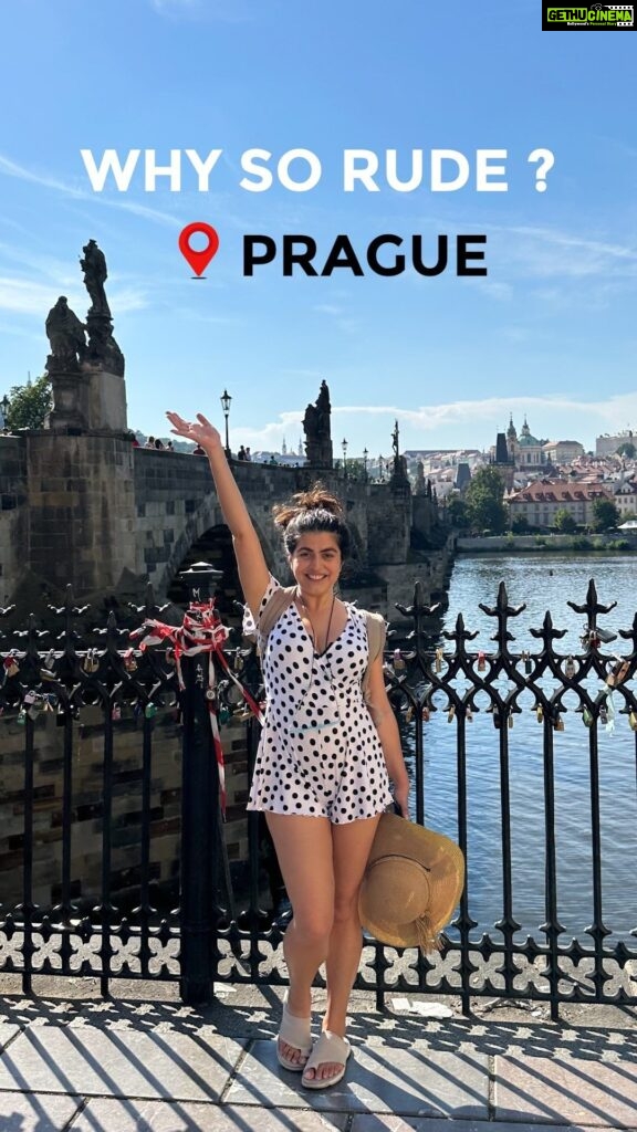 Shenaz Treasurywala Instagram - It’s not just that one time when I was filming, on the whole - they were just so mean and Rude. Prague has been ranked among Europe’s top 10 rudest cities. Rudeness is Prague has been a hot topic for years, with discussions on platforms such as Reddit and Tripadvisor. I talked to other travelers too and they said they were never treated as poorly as they were in Prague. Most of them are unhelpful and extremely rude staff in restaurants, shops . I just met one nice guy and he was my waiter one of the restaurants. He told me that the food they serve is not fresh and told me what to order to avoid getting sick. He said that they just don’t care what they serve the tourists as tourists never visit the same restaurant twice so they don’t care about customer satisfaction. I got food poisoning the next day from another place. It’s just sad when a place is full of tourists ; the people from the place become so arrogant and rude and just don’t care about hospitality. #prague #pragueworld