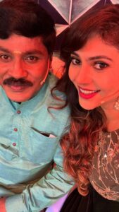 Sherin Instagram - The most innocent, honest and cute person I have ever met. @1gpmuthu ❤️❤️
#sherin #gpmuthu #cookwithcomali #vijaytv