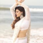 Sherin Instagram - Poseidon loves me and I love him! Costumes - @labelswarupa Makeup - @jiyamakeupartistry Hair - @mani_stylist_ Camera - @sat_narain @shotsbyuv @sakthi_fpv @sasi_raaja_thetravelaficionado #sherin #white #saree #cookwithcomali #love