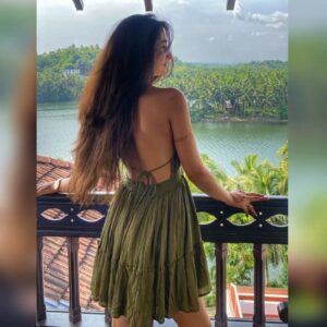 Sherlin Seth Instagram - Soaking in the beauty of Kerala 🤍 📸 @elizabethpaul__ ❤️ . . . . . . . . #sherlinseth #keralatourism #kerala #tamilactress #explorepage #explore #backwaters #forthegram #forme #foryou #beauty #nature #naturephotography #bollywood #beachdress #mehendi #henna #backless The Raviz Kadavu, Calicut