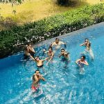 Sherlin Seth Instagram - Gang Gang 🦋🤍 . . . . . . #sherlinseth #foryou #explore #explorepage #forme #pool #rishikesh #viral #bollywoodsongs #tamilactress #ganges The Roseate Ganges Rishikesh