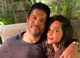 Shibani Dandekar Instagram - Happy birthday husband. My best friend, my soul mate, my whole world! You are my everything. Love you more than you will ever know @faroutakhtar ❤️ This will be your biggest year yet! I see bright shining stars and dreams coming true! Go get everything you want, it is waiting for you and you deserve it. Will be by your side for all of it 🌹