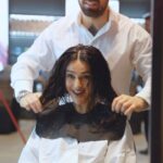 Shibani Dandekar Instagram - What an exquisite privilege it is to have the stunning Shibani as the inaugural patron to indulge in my very own opulent haircut service at the @florianhurelhaircouture . @shibaniakhtar #FlorianHurelHairCouture #1000$ #$1000haircut #FlorianHurel #luxurysalon #hairstylists #hairartists #mumbai