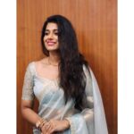 Shilpa Manjunath Instagram - 🩵🩵 #loveforsaree #promotions #actorslife