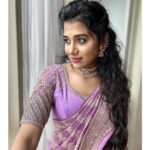 Shilpa Manjunath Instagram – Marking the auspicious occasion of Ganesh Chaturthi🙏🏻 with grace & charm.
Embracing the rich hues of elegance today, I’m draped in a stunning purple saree by @classy_renthouse @classy.designerhouse adorned with intricate hand embroidery on the blouse. Adding a touch of timeless allure, my choice of jewelry is none other than the exquisite Jadau Kundan pieces by @thespatika reflecting the grandeur of tradition and style. 💜✨ #EleganceInPurple #HandcraftedBeauty #JadauKundanGlam”