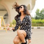 Shilpa Manjunath Instagram – “Strutting on the Chennai roads, shades-free and fancy-free, my eyes wide open like a surprised emoji. This reel ain’t selling sunglasses, but it’s all about soaking up the sunshine and Makeba’s beats while dodging the occasional pigeon swoop!”

#FreeSpiritWithFunnyBones

📸 and 🎥 @thivakar.photo 
💄 @teddy_palette 
Hair: @sujitha_mua 
Production: @makmediaandentertainment @mani_aka_mak @karthikrengaraj