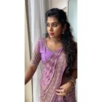 Shilpa Manjunath Instagram - Marking the auspicious occasion of Ganesh Chaturthi🙏🏻 with grace & charm. Embracing the rich hues of elegance today, I'm draped in a stunning purple saree by @classy_renthouse @classy.designerhouse adorned with intricate hand embroidery on the blouse. Adding a touch of timeless allure, my choice of jewelry is none other than the exquisite Jadau Kundan pieces by @thespatika reflecting the grandeur of tradition and style. 💜✨ #EleganceInPurple #HandcraftedBeauty #JadauKundanGlam"