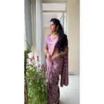 Shilpa Manjunath Instagram - Marking the auspicious occasion of Ganesh Chaturthi🙏🏻 with grace & charm. Embracing the rich hues of elegance today, I'm draped in a stunning purple saree by @classy_renthouse @classy.designerhouse adorned with intricate hand embroidery on the blouse. Adding a touch of timeless allure, my choice of jewelry is none other than the exquisite Jadau Kundan pieces by @thespatika reflecting the grandeur of tradition and style. 💜✨ #EleganceInPurple #HandcraftedBeauty #JadauKundanGlam"