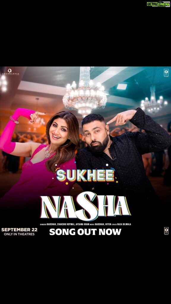 Shilpa Shetty Instagram - Ab sabko chadhega, reunion ka Nasha! 💃🏻 #Nasha Song out now! #ReunionSong Watch #Sukhee only in theatres on 22nd September! @badboyshah @chakshukotwal @itsafsanakhan #Hiten @sonal_d_joshi #BhushanKumar #KrishanKumar @ivikramix @theamitsadh @Chaitannyachoudhry @Maahijain1707 @tseries.official @penmovies @shikhaarif.sharma @shivchanana @neerajkalyan24 @vijash @paulomi.dutta1 @rupinderinderjit @radsanand @itsjyotikapoor #DontWorryBeSukhee